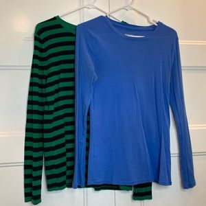 Merona long sleeve tees